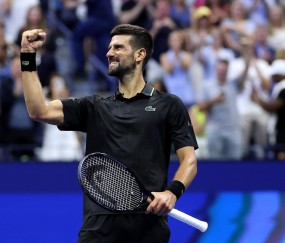 米兰体育官方入口-德约14次打进美网男单八强，为公开赛时代第二多